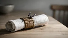 Gör servettringar av toalettpappersrullar – enkelt DIY med jutegarn